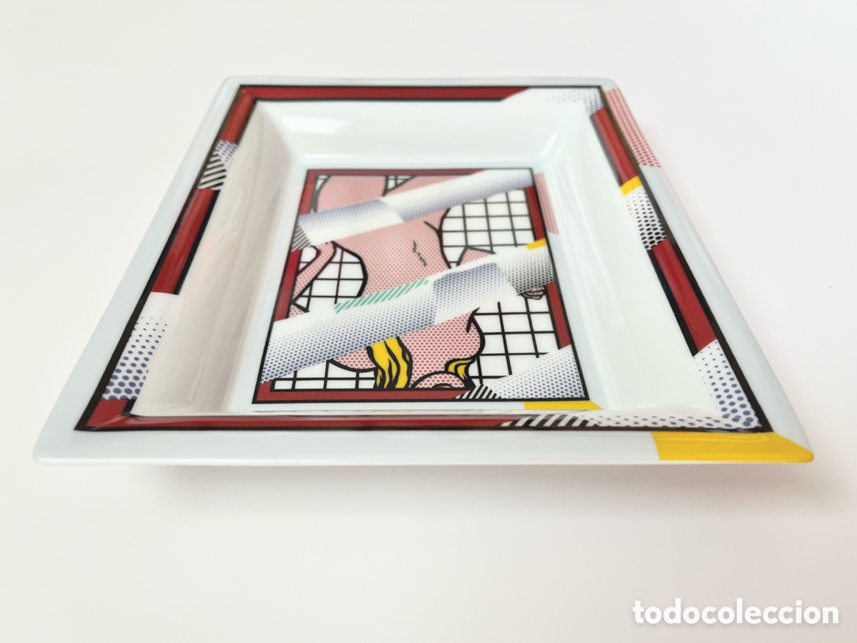 Otros objetos de arte: Cenicero porcelana Lichtenstein - Foto 6