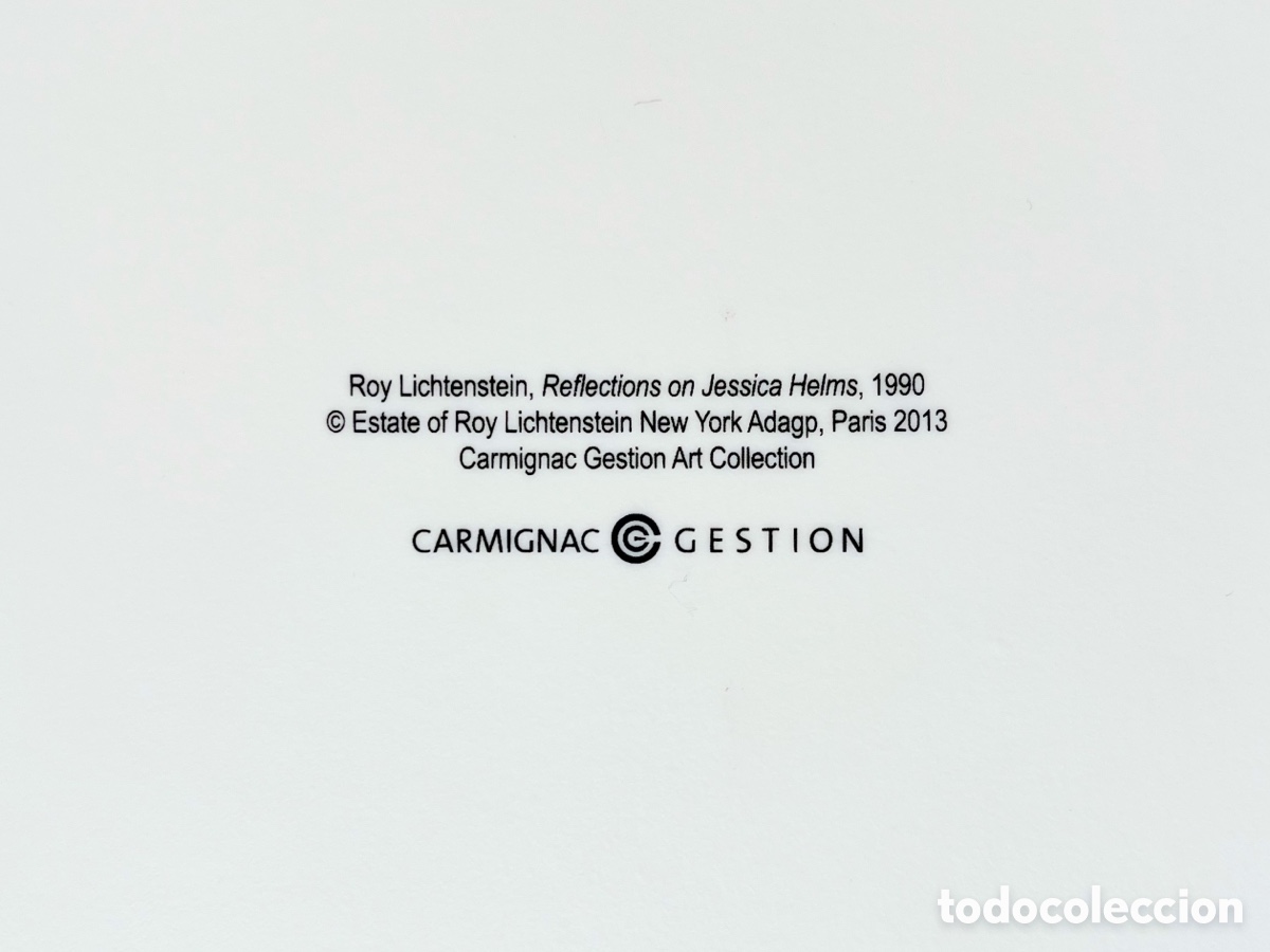 Otros objetos de arte: Cenicero porcelana Lichtenstein - Foto 8