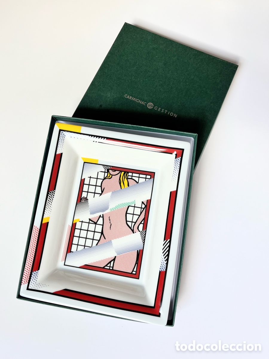 Otros objetos de arte: Cenicero porcelana Lichtenstein - Foto 9