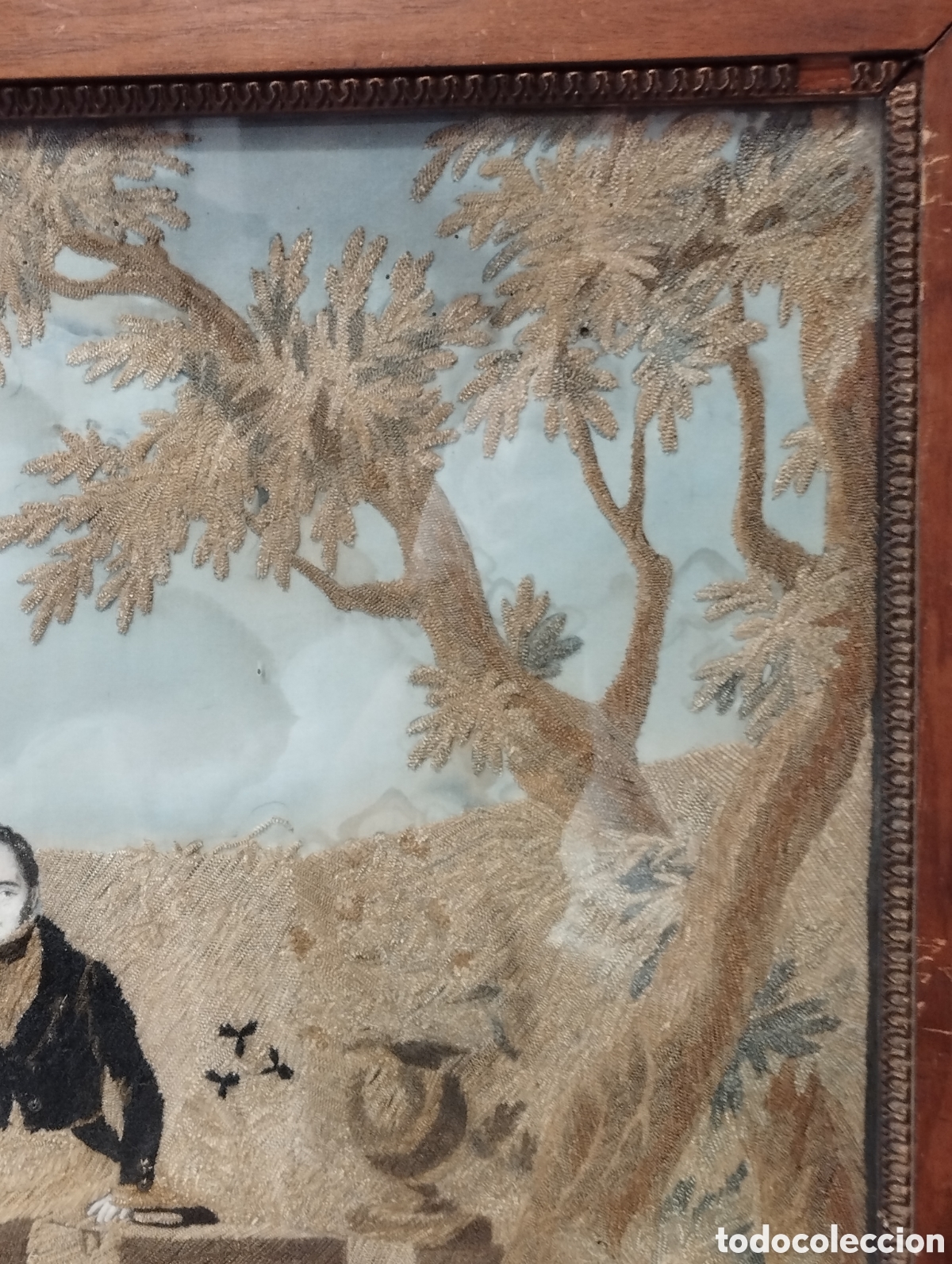 Otros objetos de arte: Bordado del siglo XIX - Foto 8