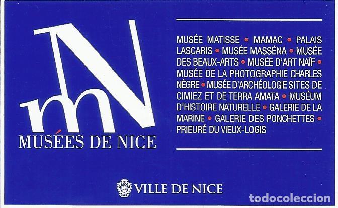 Otros objetos de arte: Entrada Mus&eacute;es de Nice. 2019. Francia. 5x8 cm. - Foto 1