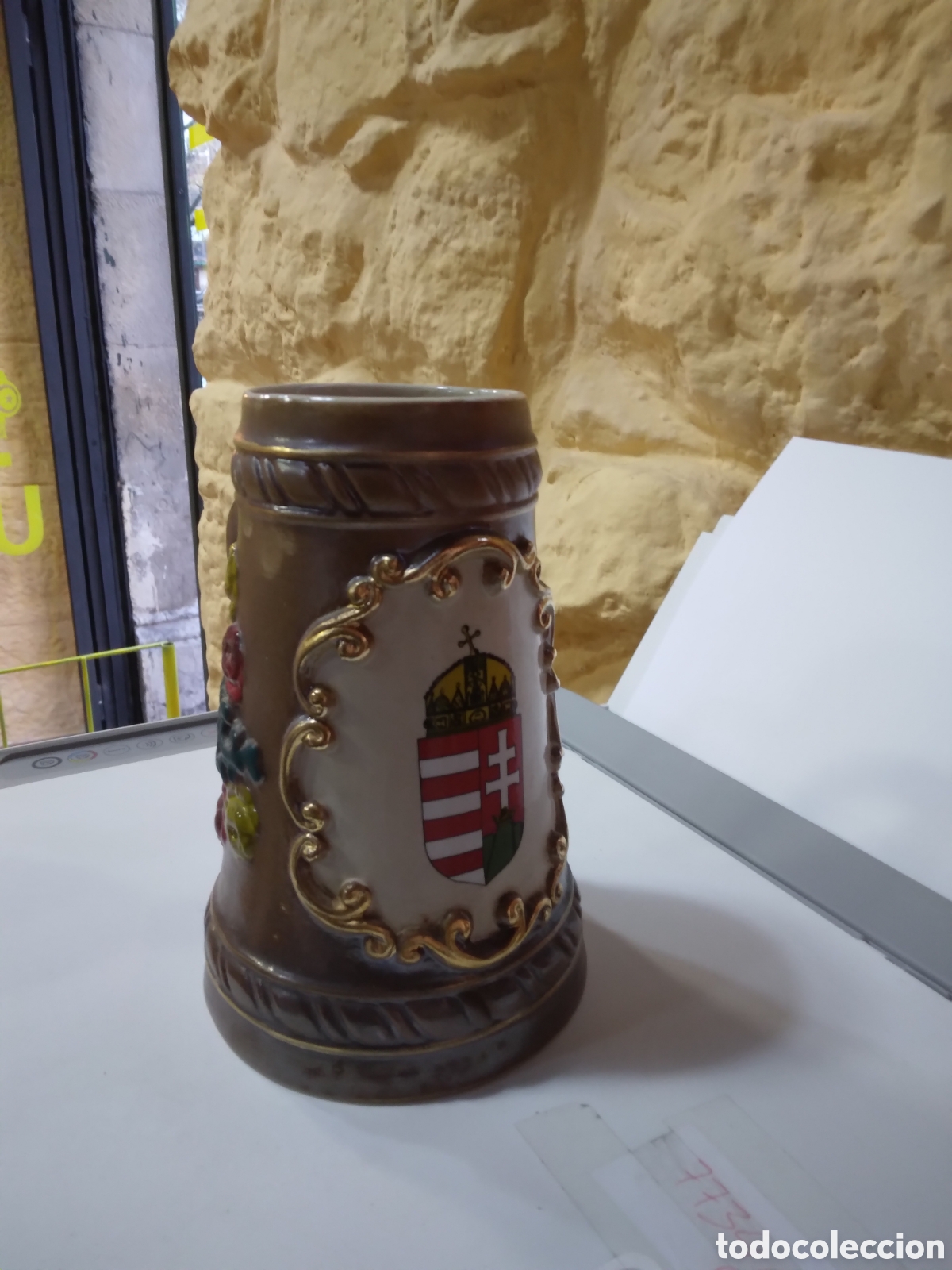 Otros objetos de arte: Jarra de cerveza Hungr&iacute;a - Foto 1