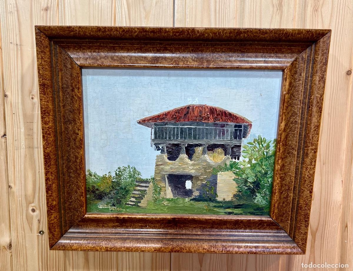 Otros objetos de arte: - CUADRO OLEO SOBRE TABLA FIRMADO - Foto 1