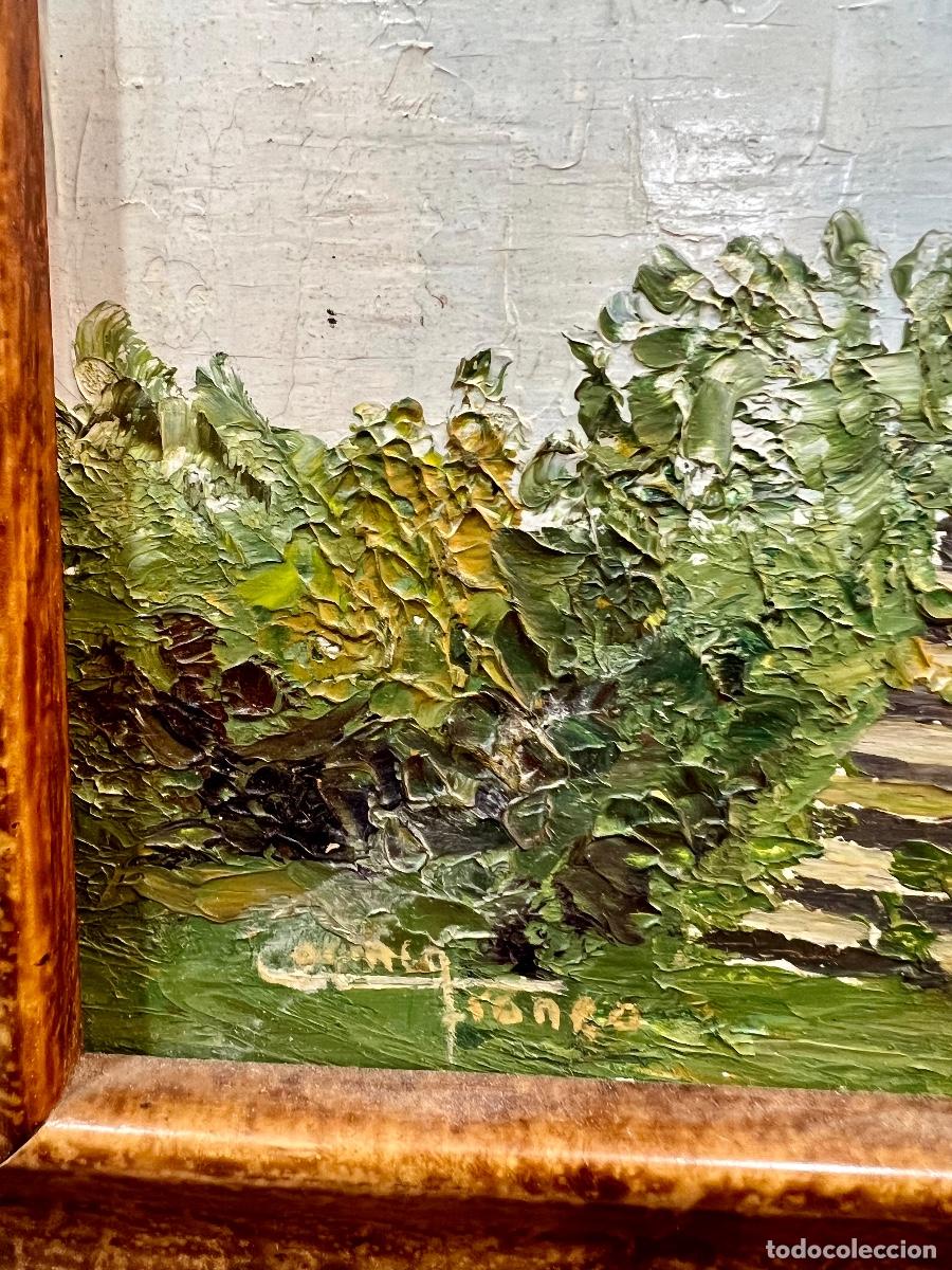 Otros objetos de arte: - CUADRO OLEO SOBRE TABLA FIRMADO - Foto 3
