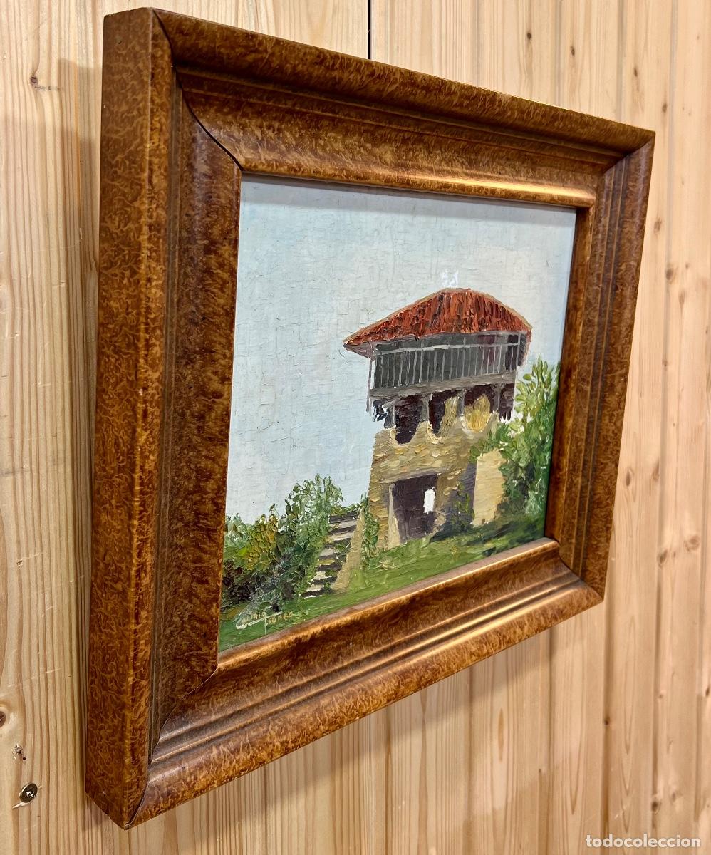 Otros objetos de arte: - CUADRO OLEO SOBRE TABLA FIRMADO - Foto 4
