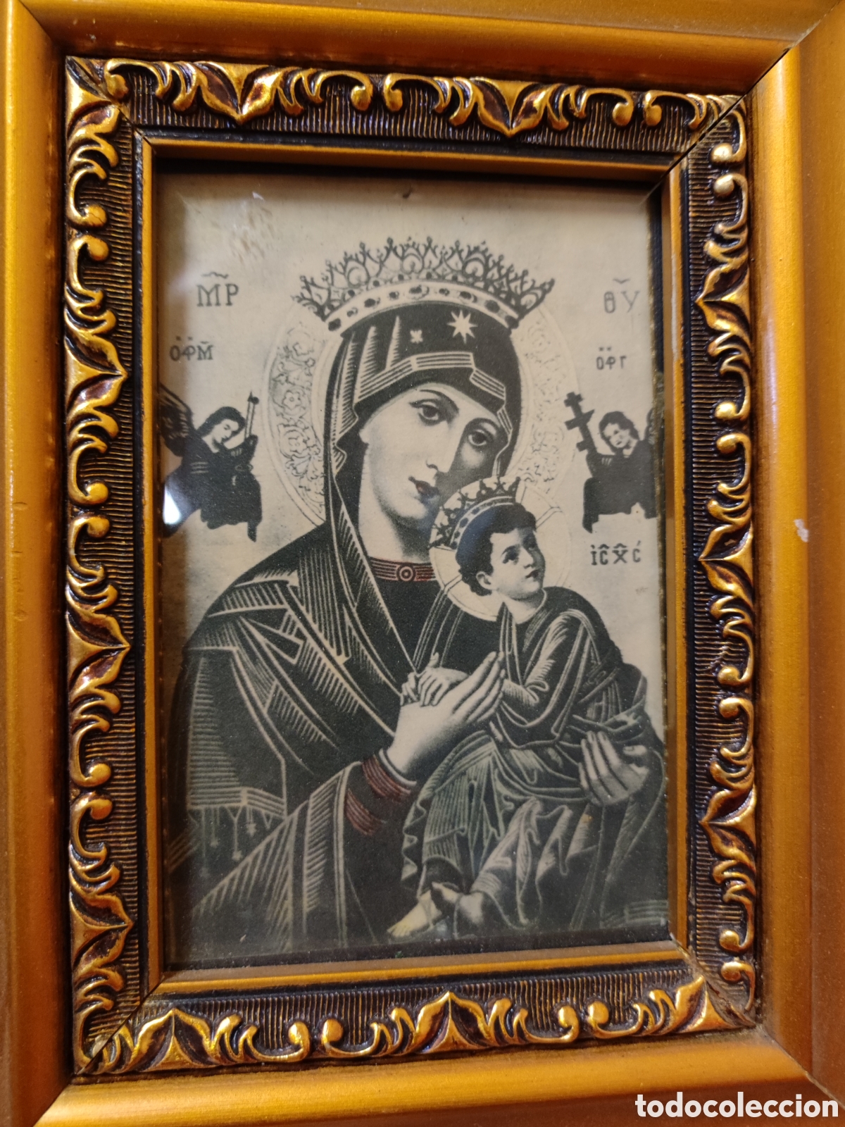 Otros objetos de arte: Lamina virgen enmarcada - Foto 2