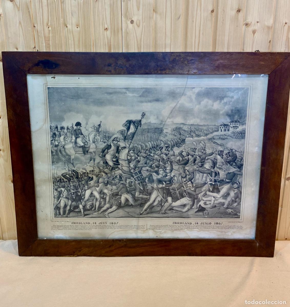 Otros objetos de arte: -CUADRO LAMINA ANTIGUA - Foto 1