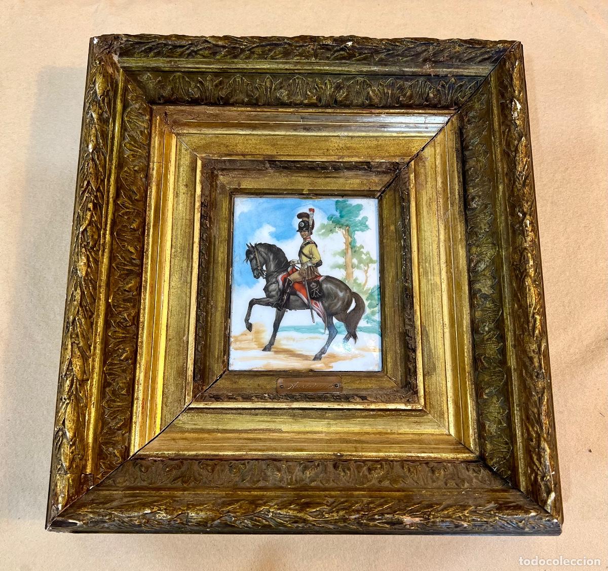 Otros objetos de arte: - ANTIGUO CUADRO ESMALTADO - Foto 1