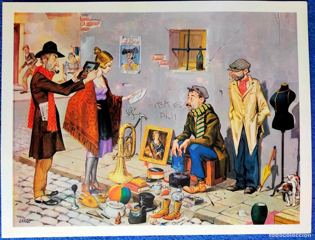 Otros objetos de arte: JANO. Tipos del Madrid castizo. El Rastro. - Foto 1