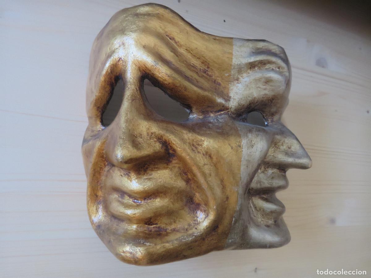 Otros objetos de arte: Doble Mascara de Actor de Venecia Venezia - Foto 2