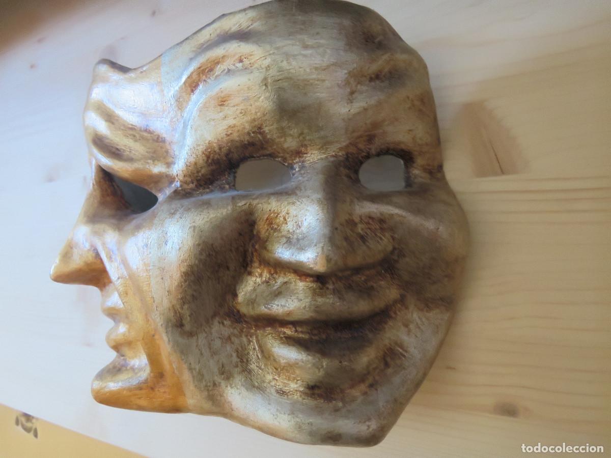 Otros objetos de arte: Doble Mascara de Actor de Venecia Venezia - Foto 3