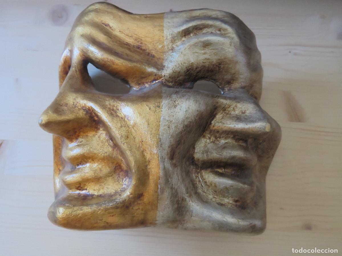 Otros objetos de arte: Doble Mascara de Actor de Venecia Venezia - Foto 4