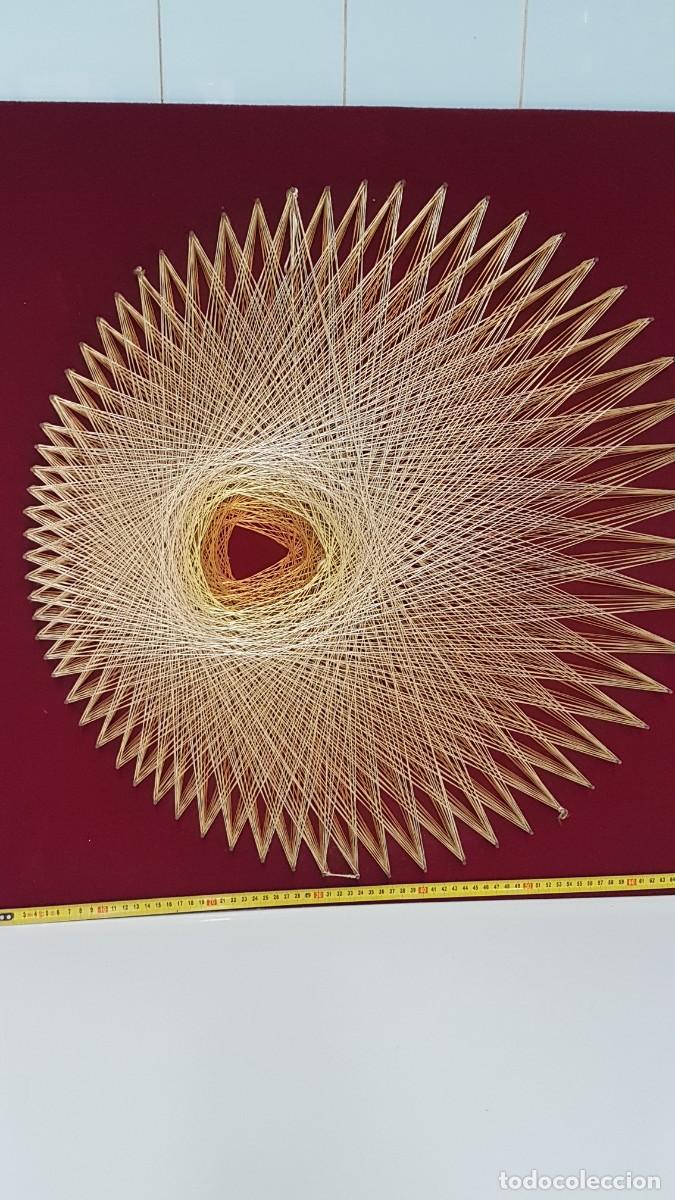 Otros objetos de arte: CUADRO GEOMETRICO REALIZADO CON CUERDAS - Foto 4