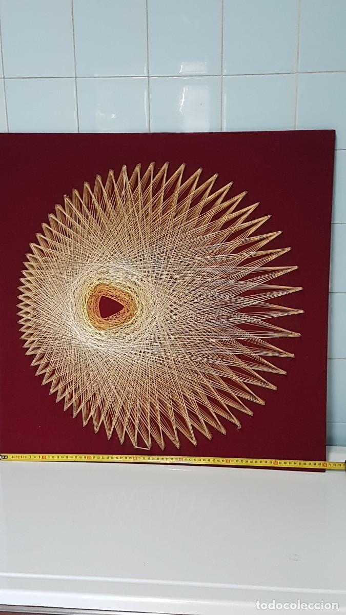 Otros objetos de arte: CUADRO GEOMETRICO REALIZADO CON CUERDAS - Foto 5