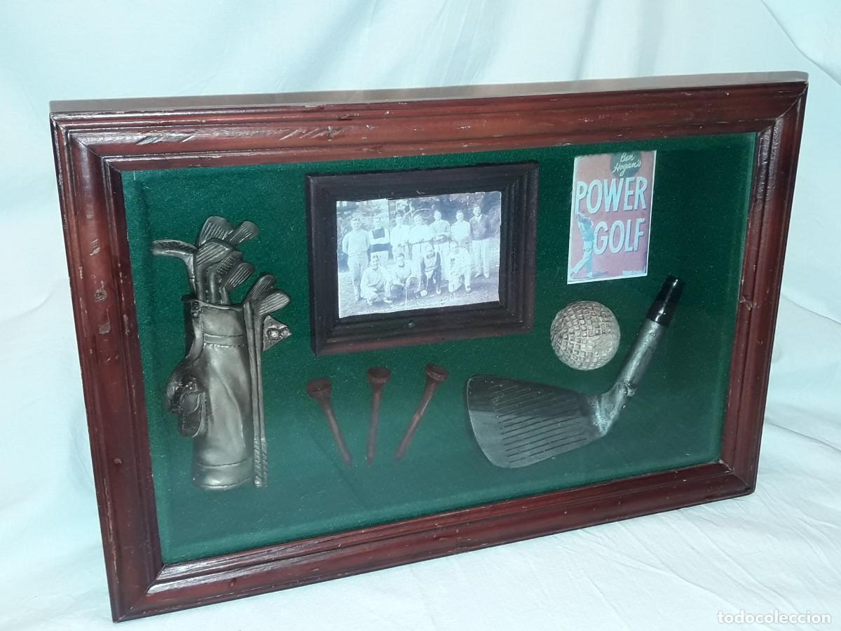Otros objetos de arte: Cuadro Ben Hogans Power Golf con cristal de protecci&oacute;n - Foto 1