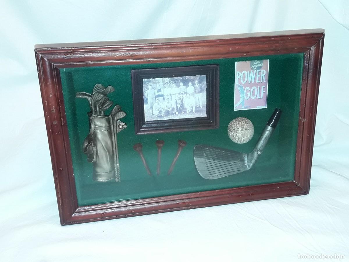 Otros objetos de arte: Cuadro Ben Hogans Power Golf con cristal de protecci&oacute;n - Foto 2