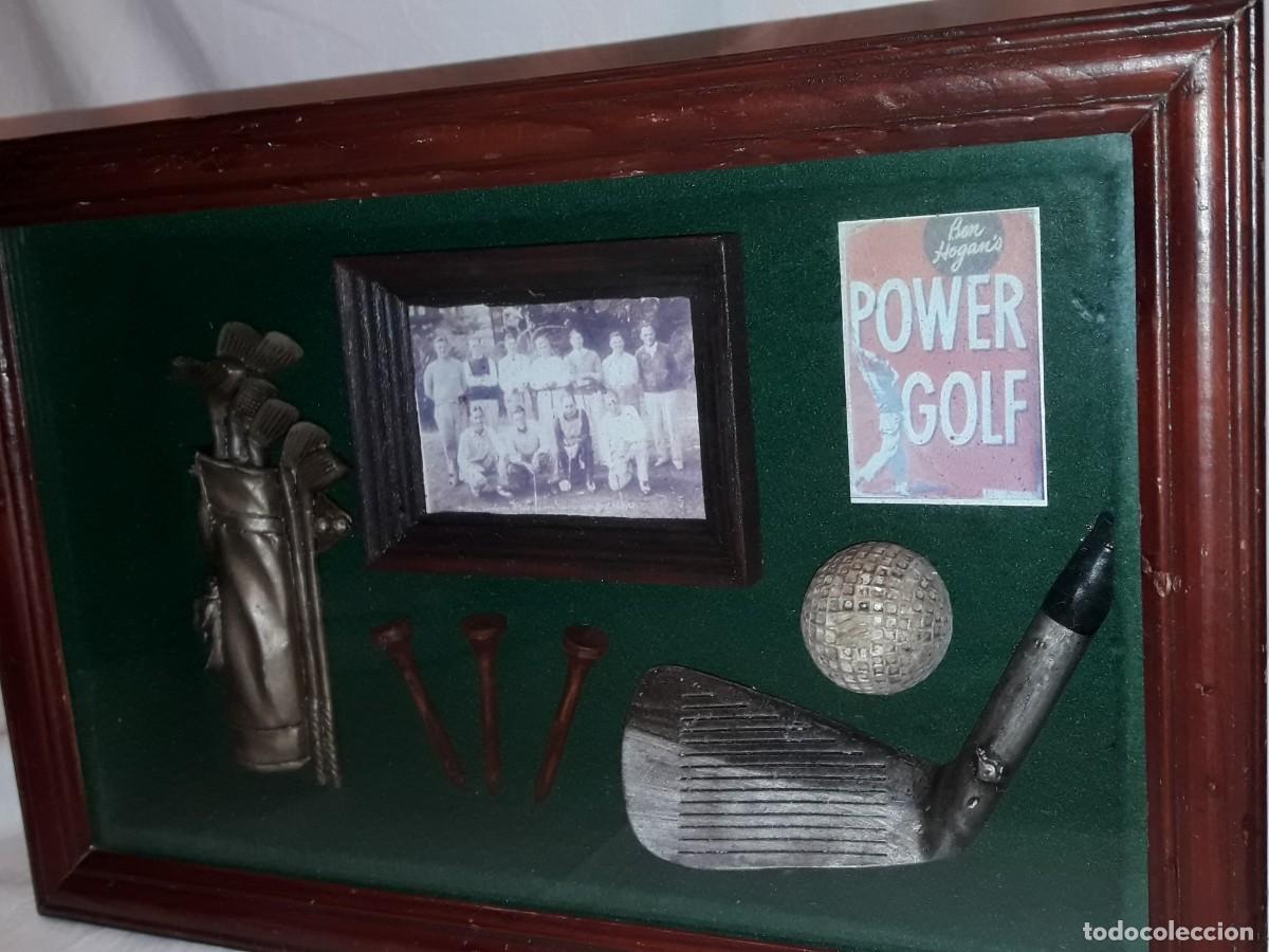 Otros objetos de arte: Cuadro Ben Hogans Power Golf con cristal de protecci&oacute;n - Foto 3