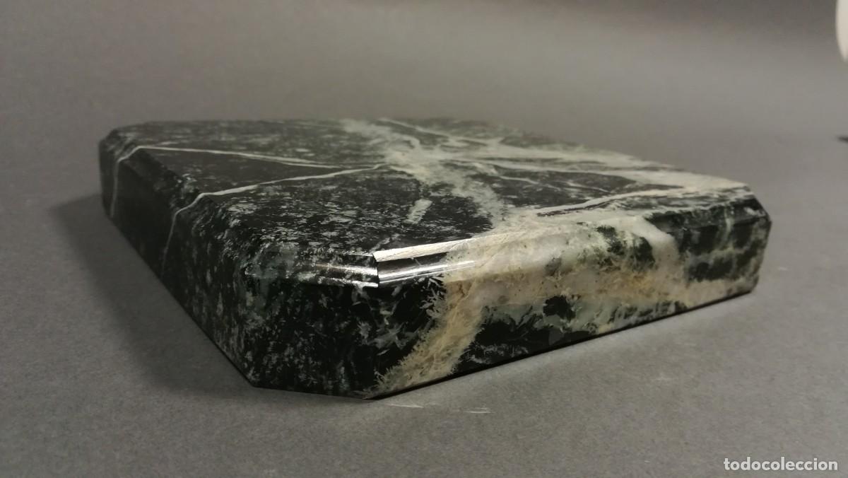 Otros objetos de arte: BASE DE M&Aacute;RMOL VERDE MACAEL - Foto 3