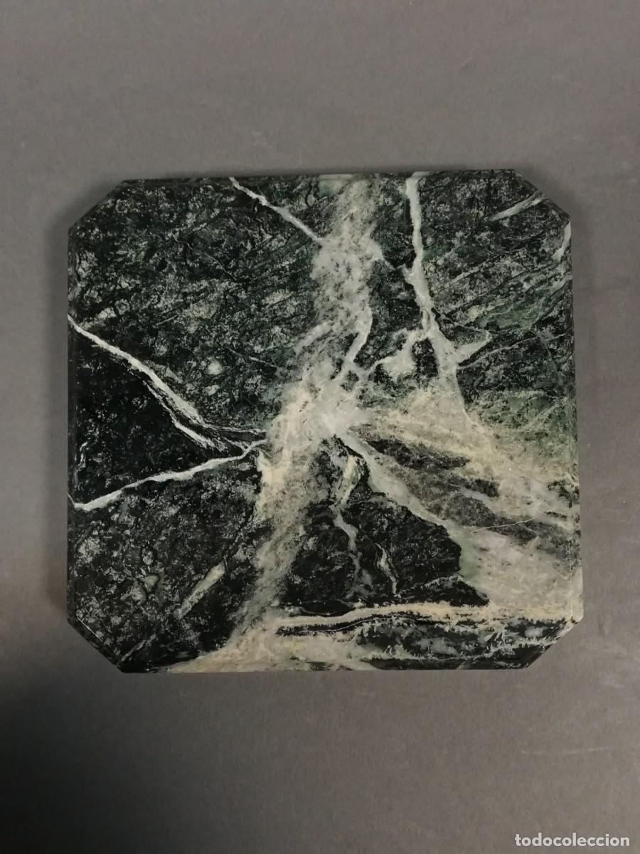 Otros objetos de arte: BASE DE M&Aacute;RMOL VERDE MACAEL - Foto 1