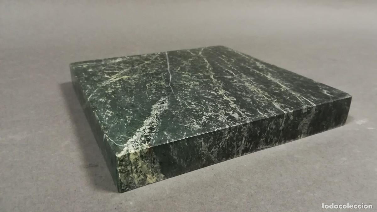Otros objetos de arte: BASE DE MARMOL VERDE ALMER&Iacute;A - Foto 2