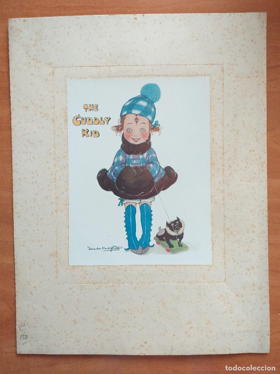 Otros objetos de arte: GRABADO THE CUDDLY KID - Foto 1