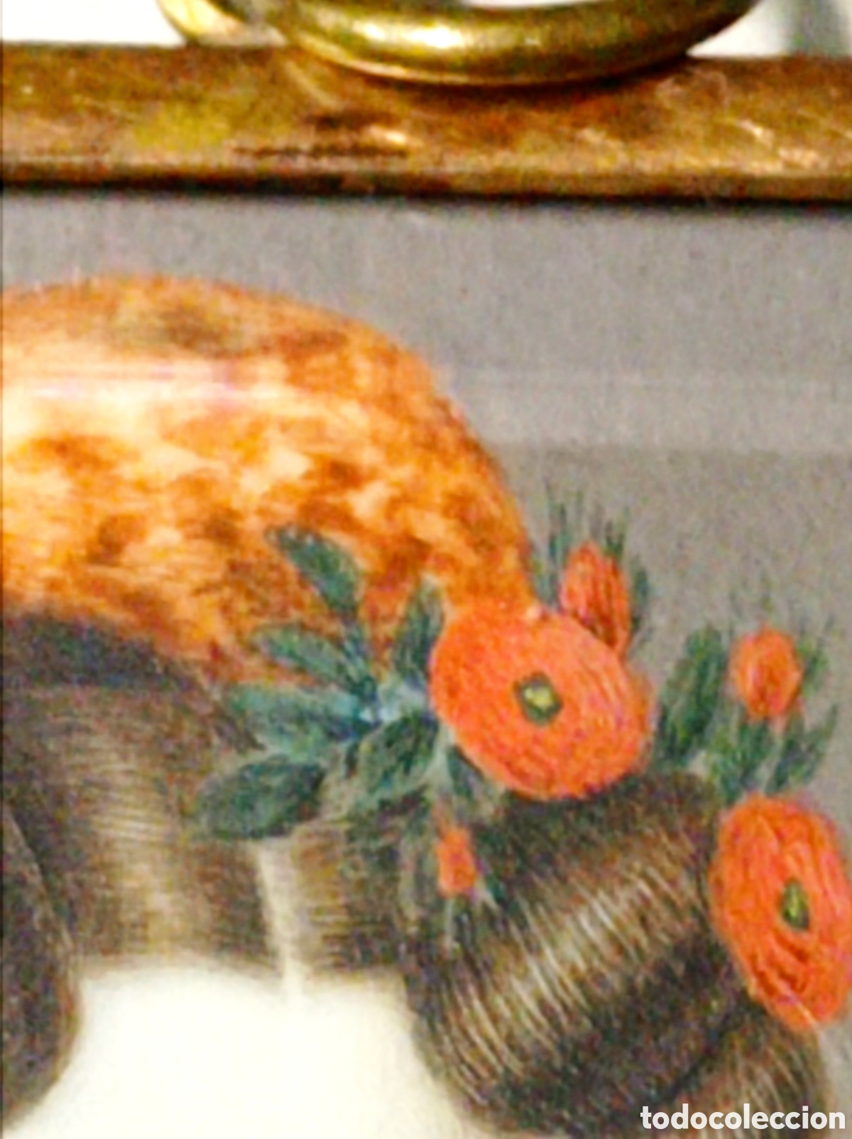 Otros objetos de arte: * F. Casul&aacute; miniatura original. S. XIX - Foto 10