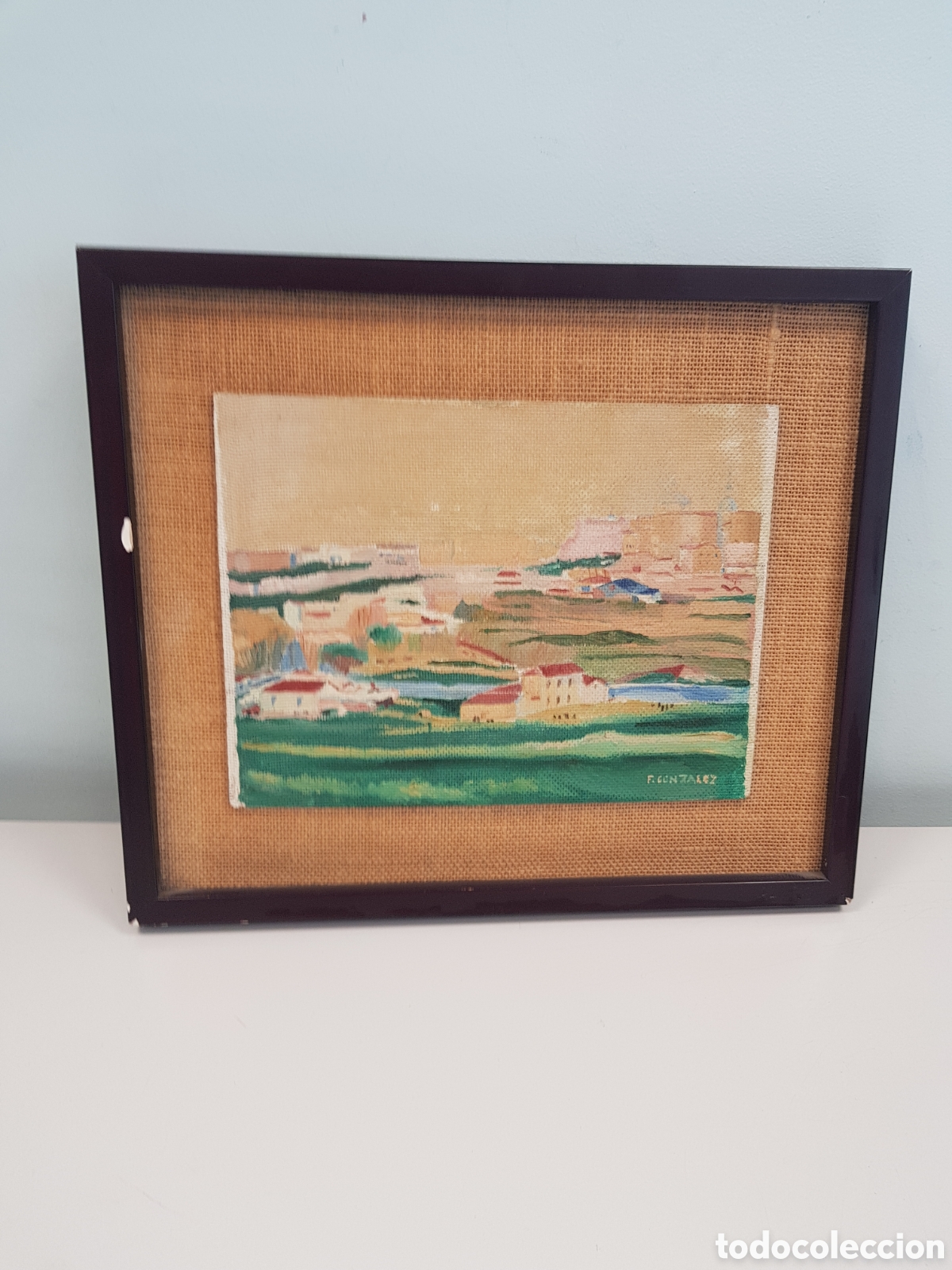 Otros objetos de arte: Cuadro paisaje 38x34 - Foto 1