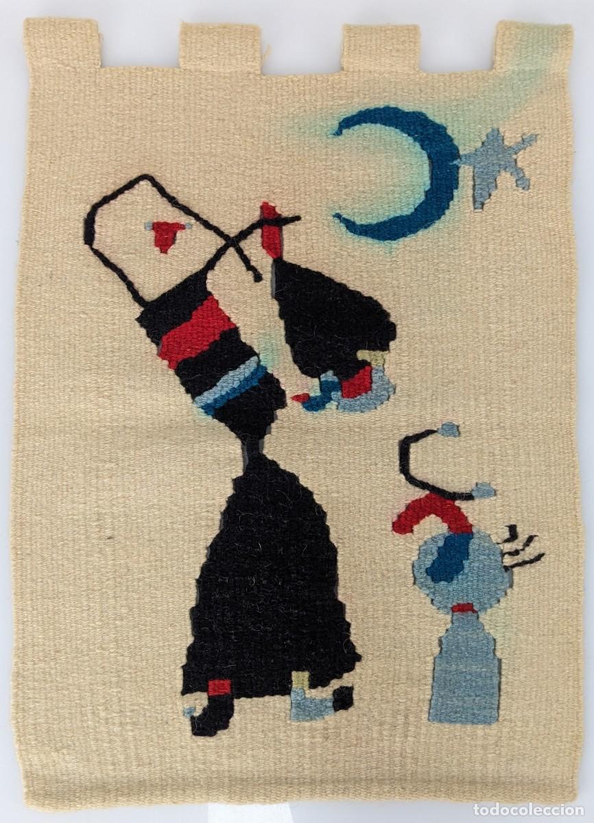 Otros objetos de arte: Tapiz composici&oacute;n estilo miro - Foto 1