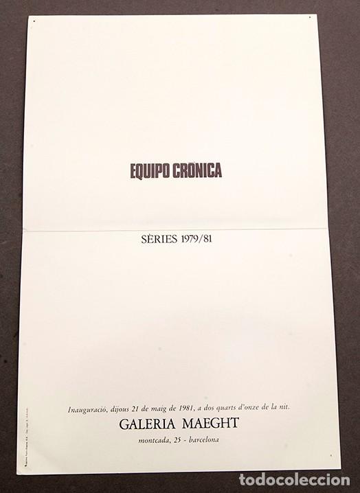 Otros objetos de arte: EQUIPO CR&Oacute;NICA - MAEGHT 1981 - Foto 3