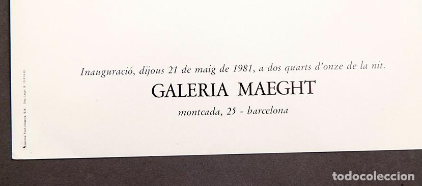 Otros objetos de arte: EQUIPO CR&Oacute;NICA - MAEGHT 1981 - Foto 4