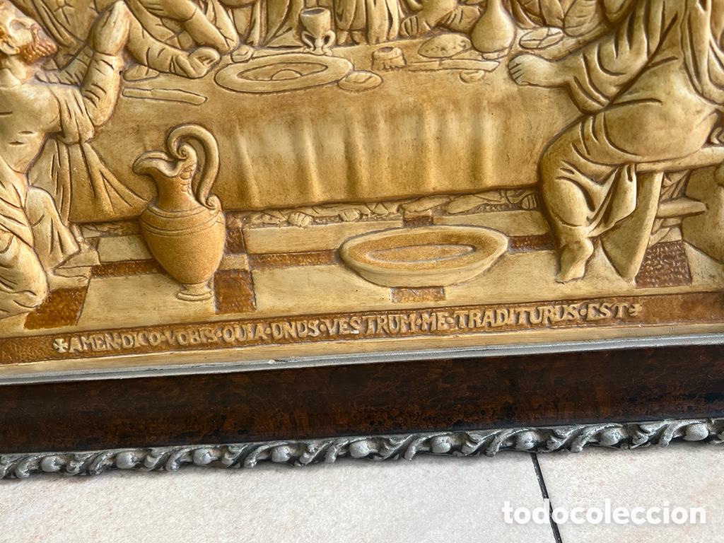 Otros objetos de arte: Bonita santa cena en relieve - Foto 7