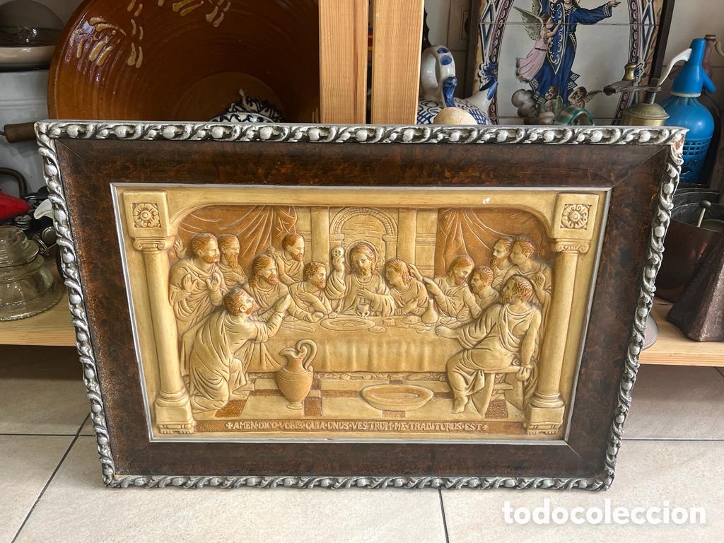 Otros objetos de arte: Bonita santa cena en relieve - Foto 1