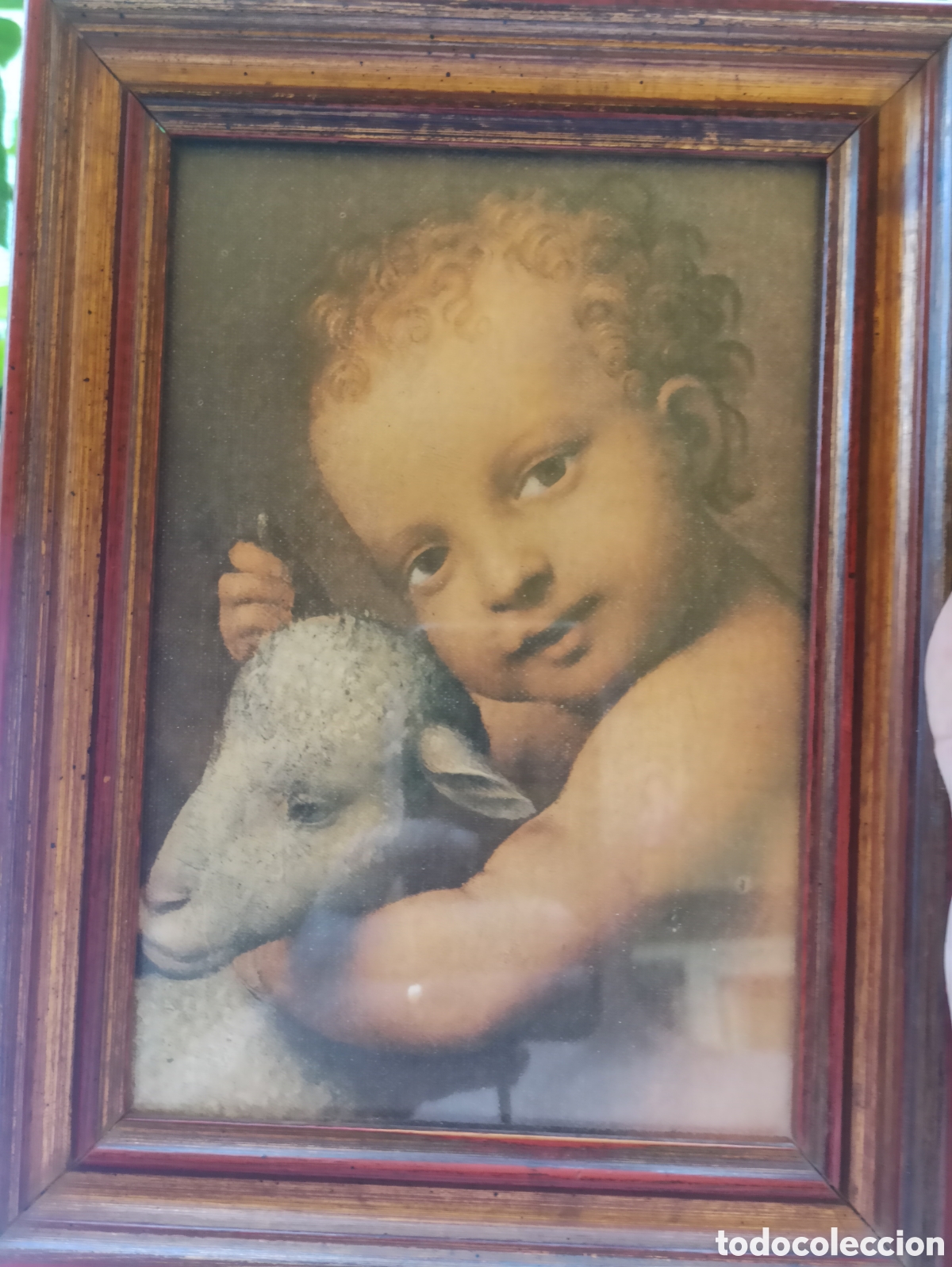 Otros objetos de arte: Cuadro San Juan y el Cordero, de Bernardino Luini - Foto 1