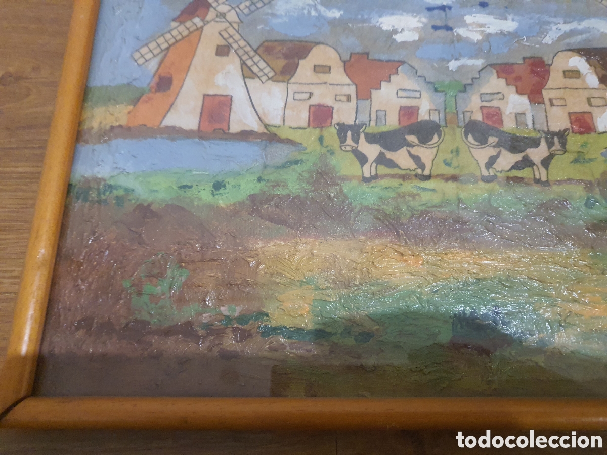 Otros objetos de arte: pintura pintada en tablilla - Foto 2