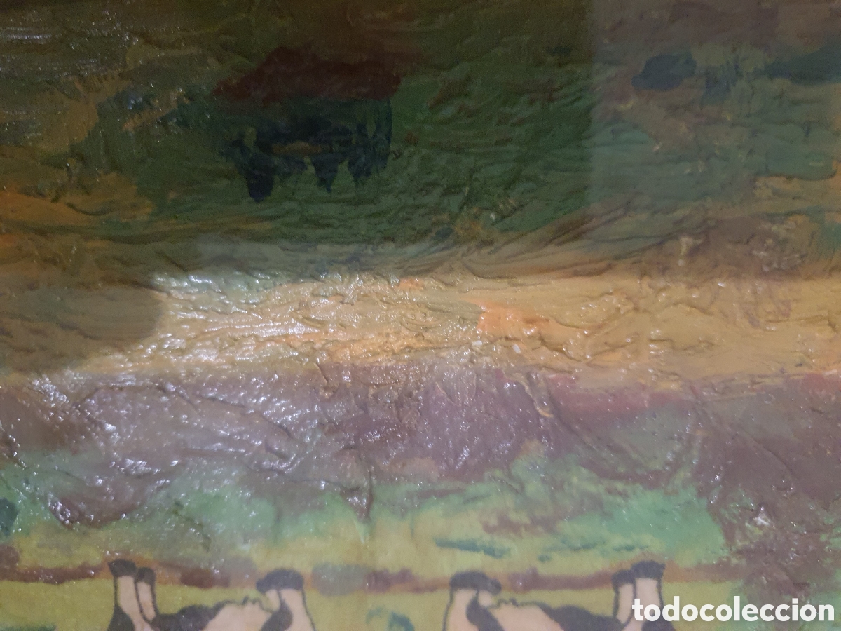 Otros objetos de arte: pintura pintada en tablilla - Foto 6