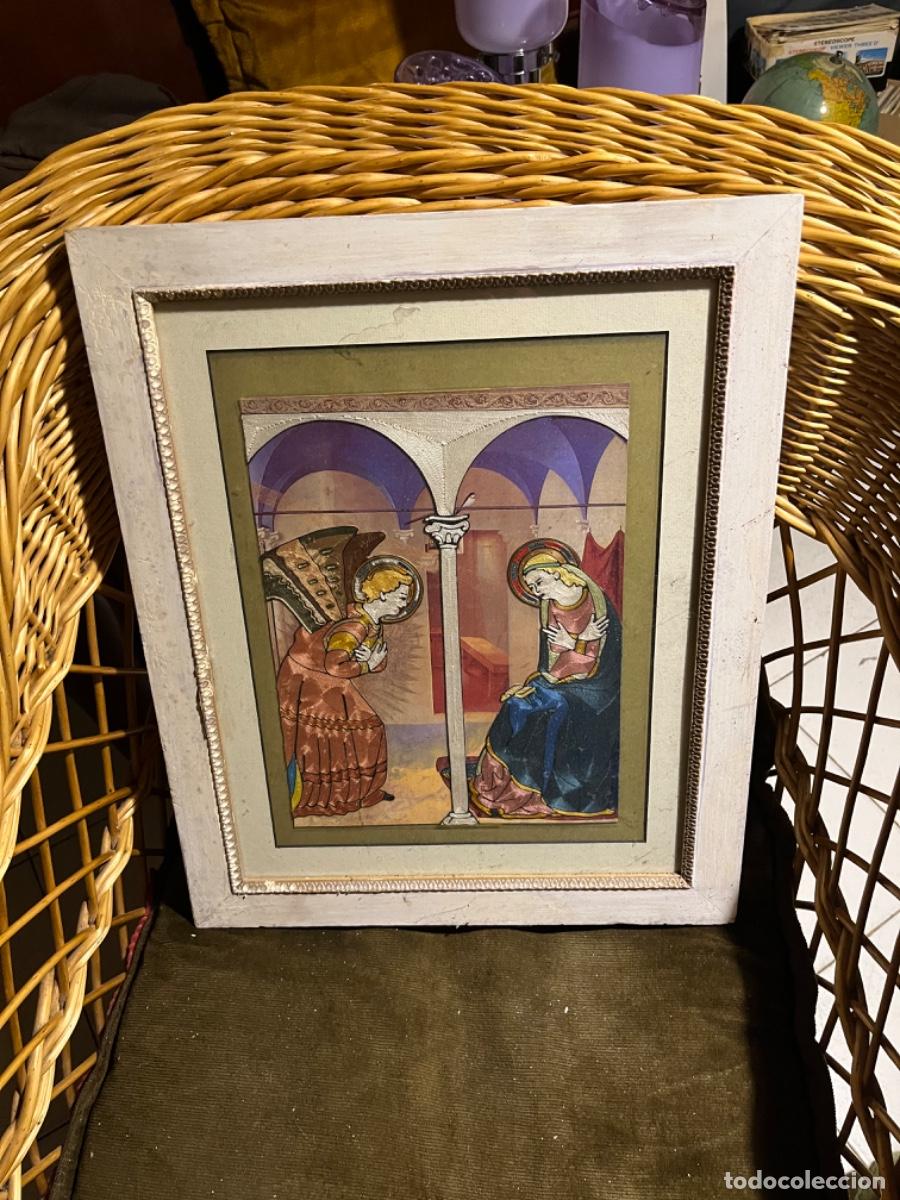 Otros objetos de arte: Cuadro, hilos, Virgen y Angel - Foto 6