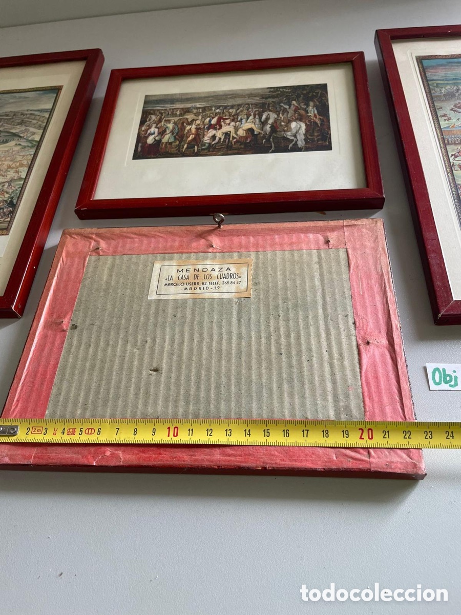 Otros objetos de arte: Lote de cuadros - Foto 8