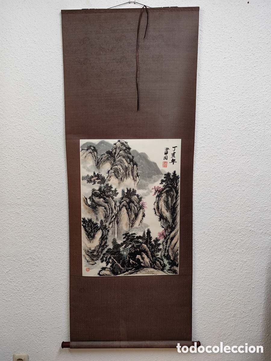 Otros objetos de arte: Cuadro chino pintado a mano - Foto 1