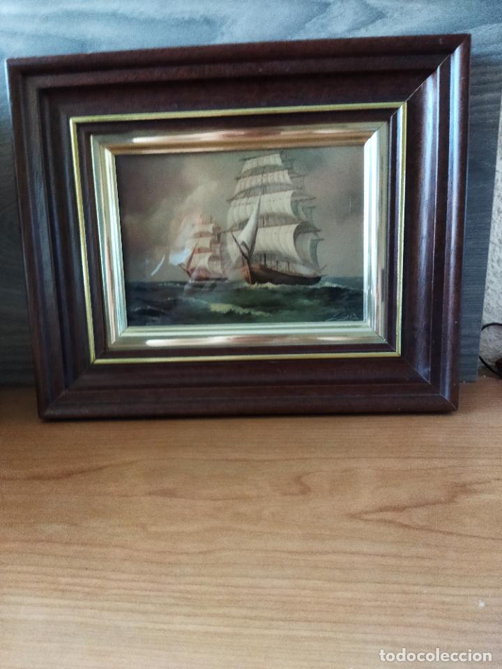 Otros objetos de arte: Cuadro de barcos - Foto 1