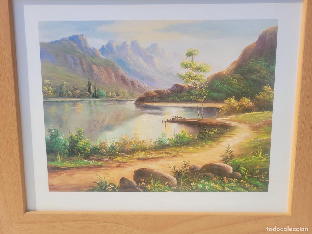 Otros objetos de arte: Imprimir en madera contrachapada, marco de madera - Foto 2