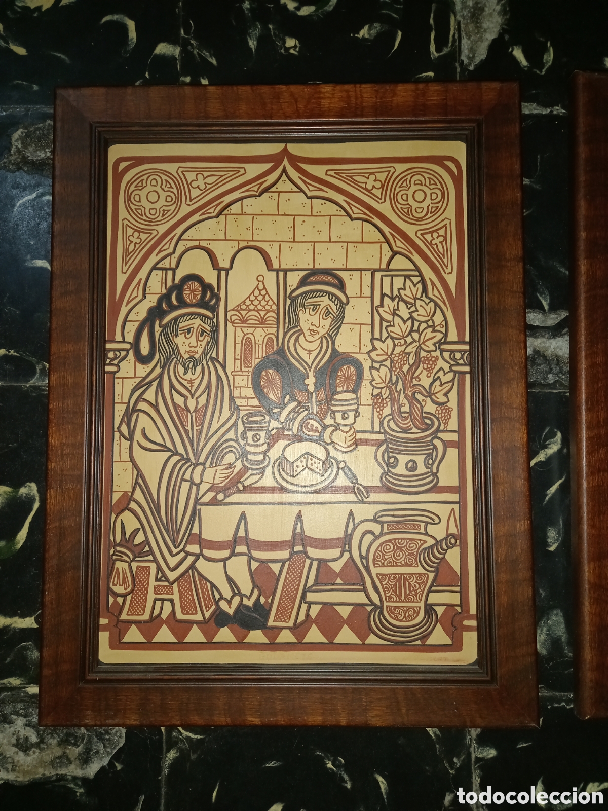 Otros objetos de arte: Cuadro azulejo estilo socarrat j.gassent - Foto 4