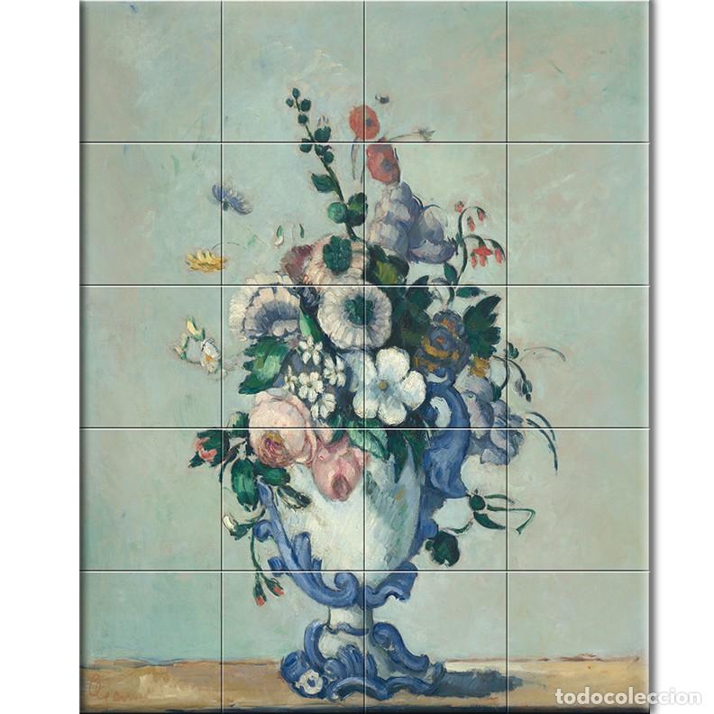 Otros objetos de arte: &rdquo;Flowers in a Rococo Vase&rdquo; de Paul C&eacute;zanne - Foto 1