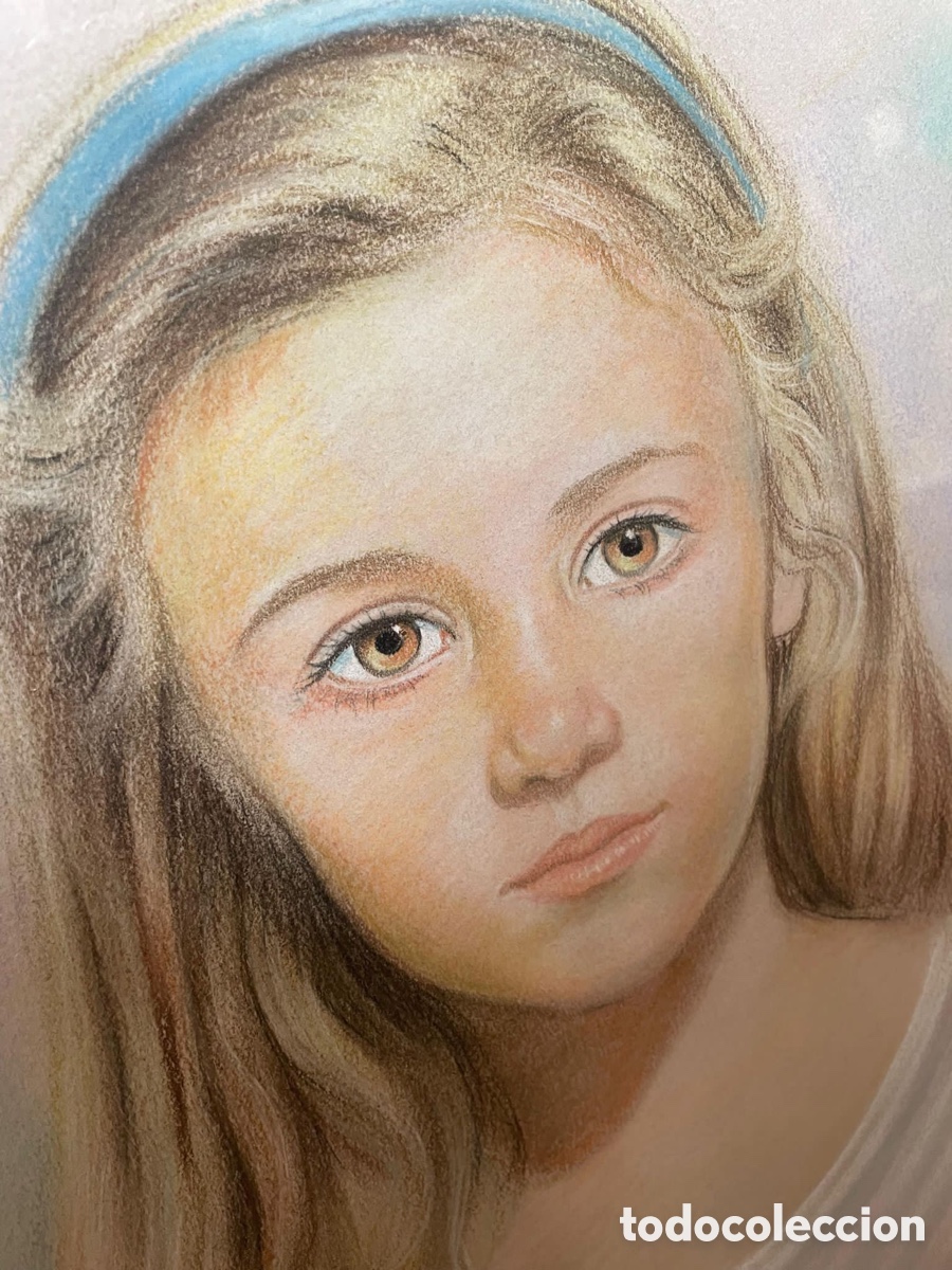 Otros objetos de arte: Retratos en pastel antiguos - Foto 3