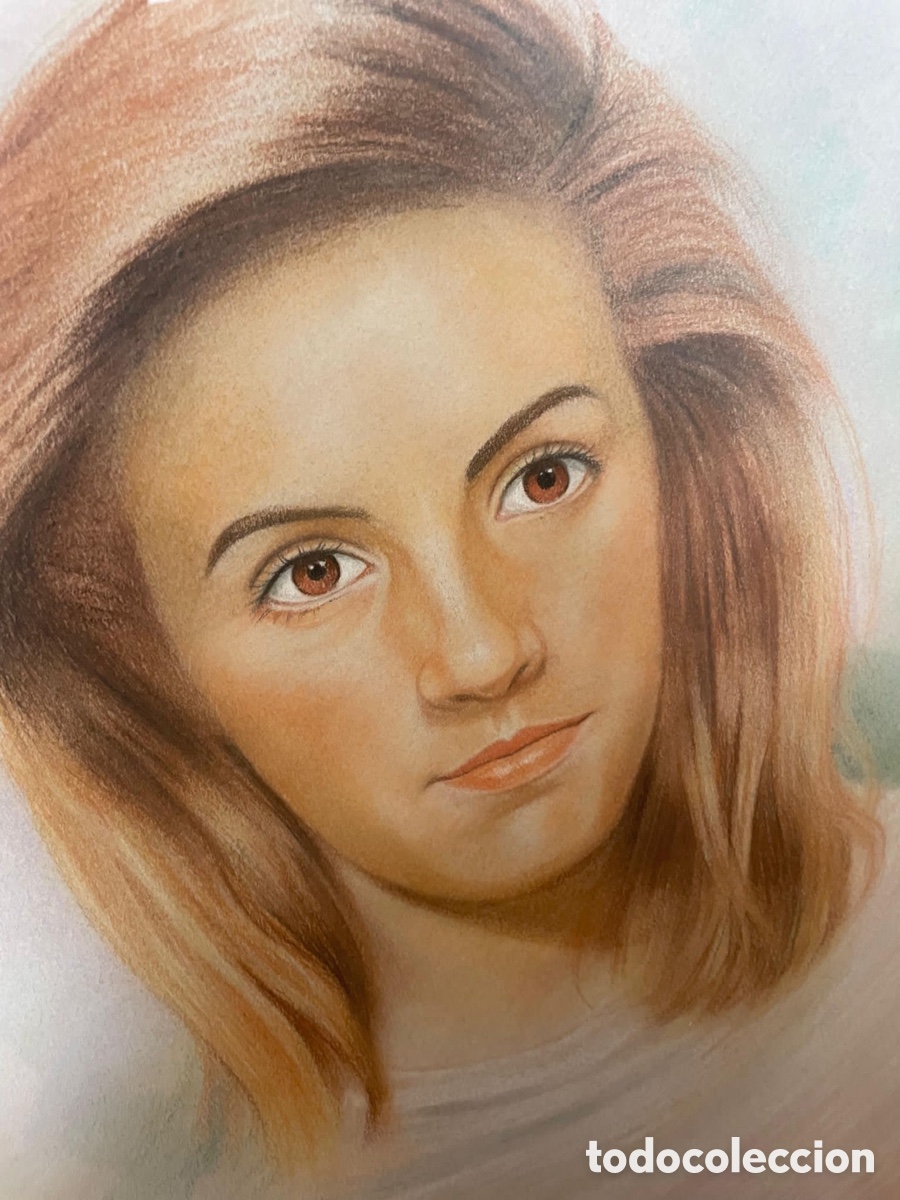 Otros objetos de arte: Retratos en pastel antiguos - Foto 4