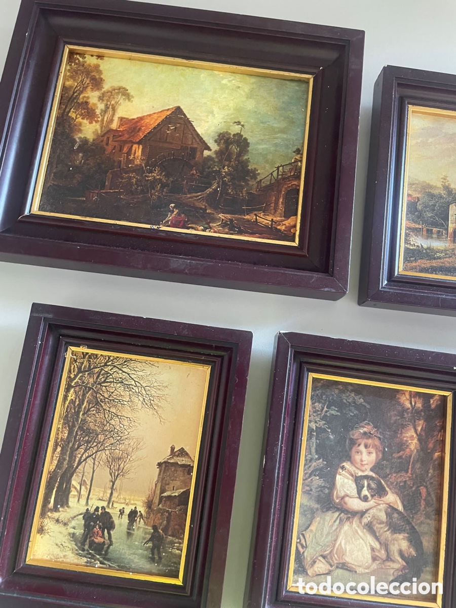 Otros objetos de arte: Mini cuadro de &eacute;poca - Foto 3