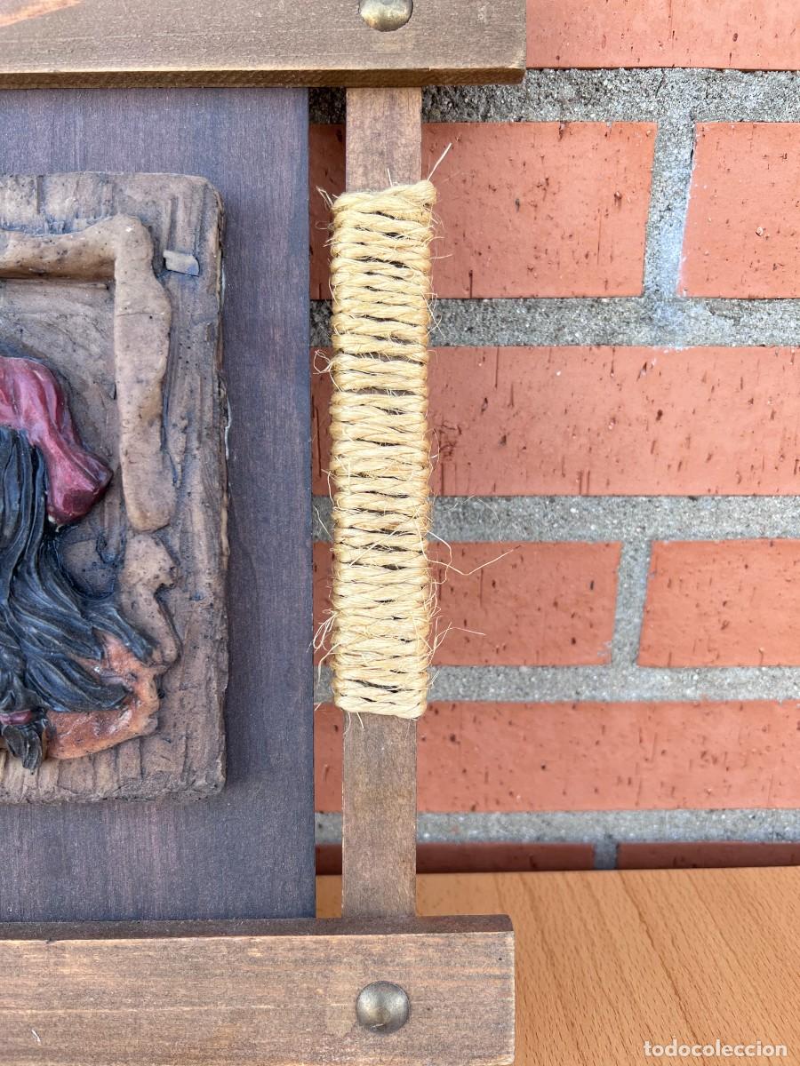 Otros objetos de arte: CUADRO CON ROSTRO INDIO CON FLECHAS - Foto 4