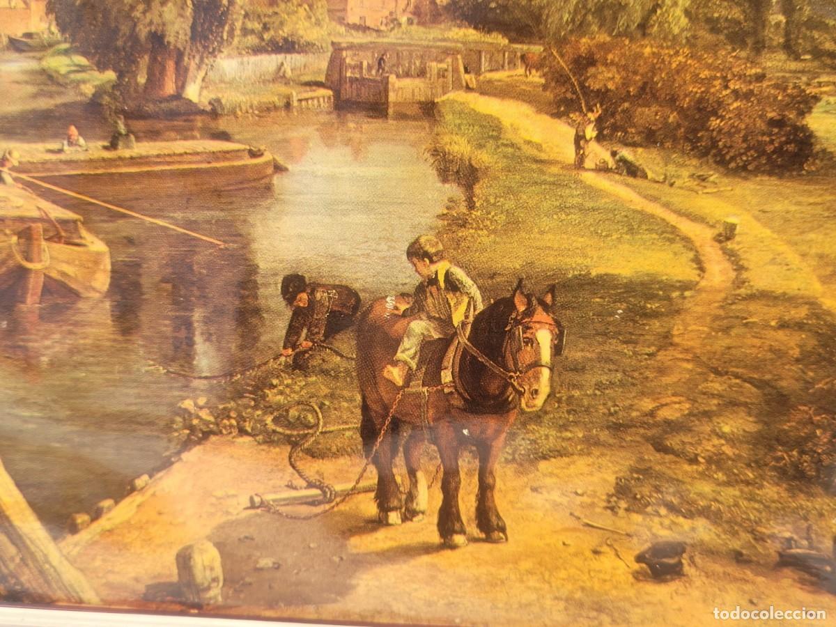 Otros objetos de arte: Cuadro del pintor John Constable - Flatford Mill, realizado en esmalte - Foto 3