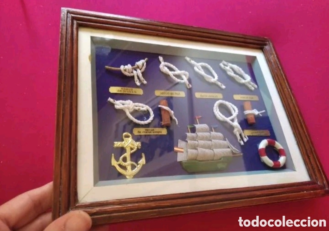 Otros objetos de arte: Cuadro nudos marineros - Foto 2