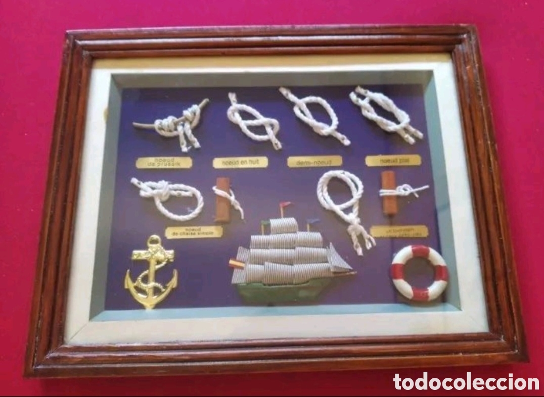 Otros objetos de arte: Cuadro nudos marineros - Foto 1