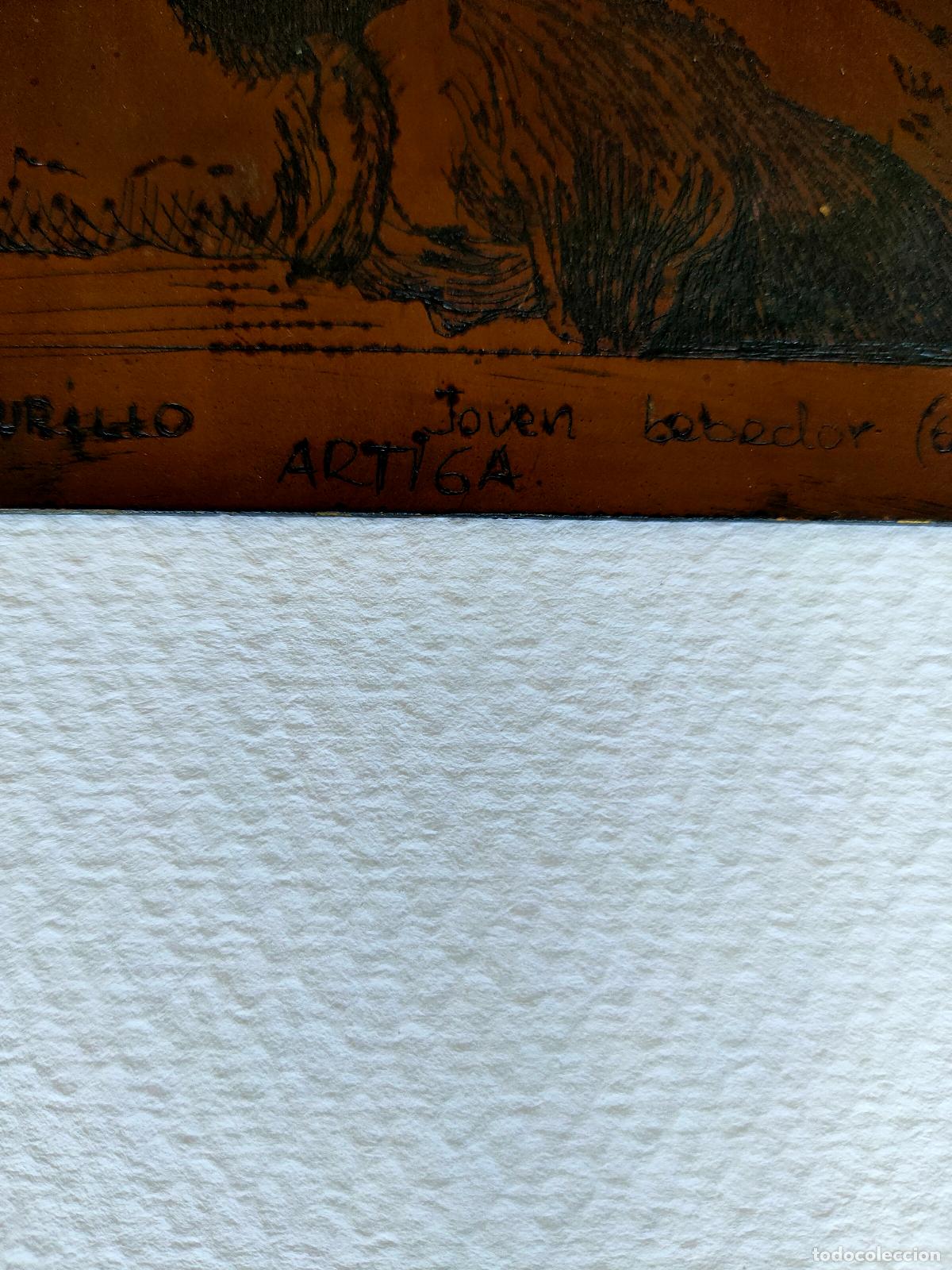 Otros objetos de arte: Plancha grabada con obra de Bartolom&eacute; Esteban Murillo - Foto 4